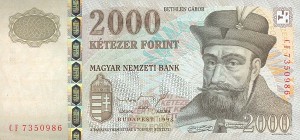 Венгерский форинт2000а