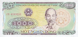 Вьетнамский донг1000а