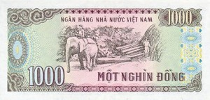 Вьетнамский донг1000р