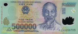 Вьетнамский донг500000а