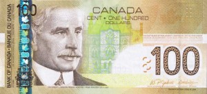 Канадский доллар100а