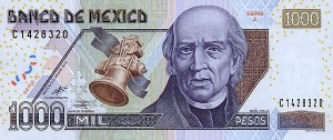 Мексиканское песо1000а