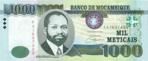Мозамбикский метикал 1000а