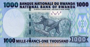 Руандийский франк 1000р