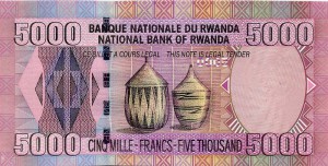 Руандийский франк 5000р