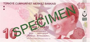 Турецкая лира10а