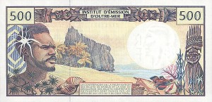 Французский тихоокеанский франк 500р