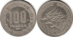 габон 100 франков