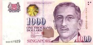 сингапурский доллар 1000a