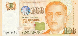 сингапурский доллар 100a