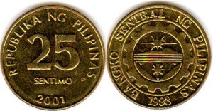 25 сентимо филип