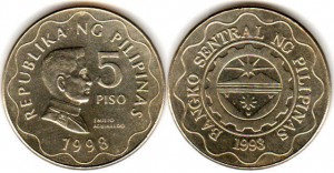 5 песо филип