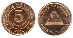 5 сентаво никарагуа