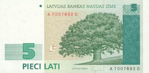 Латвийский лат5а