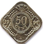 Нидерландский антильский цент 50а