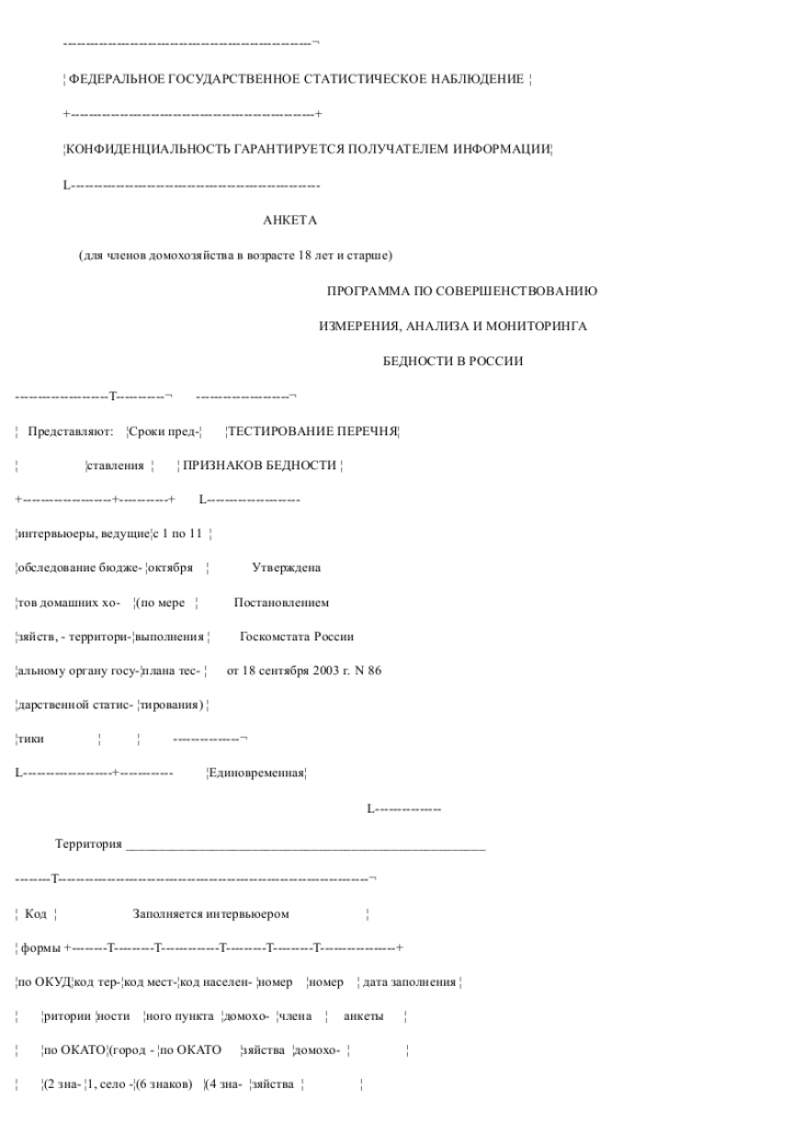 Образец анкеты для субъектов естественных монополий, в отношении которых осуществляются государственный контроль _001