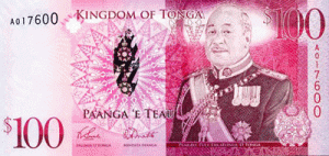 Тонганская паанга 100а
