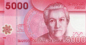 Чилийское песо5000а