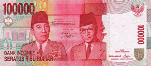 индонезийская рупия 100000а