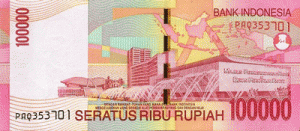 индонезийская рупия 100000р