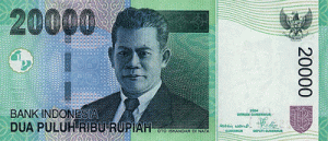 индонезийская рупия 20000а