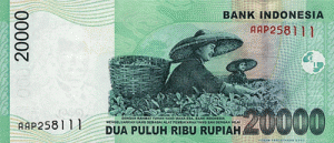 индонезийская рупия 20000р