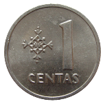 литовский цент 1а