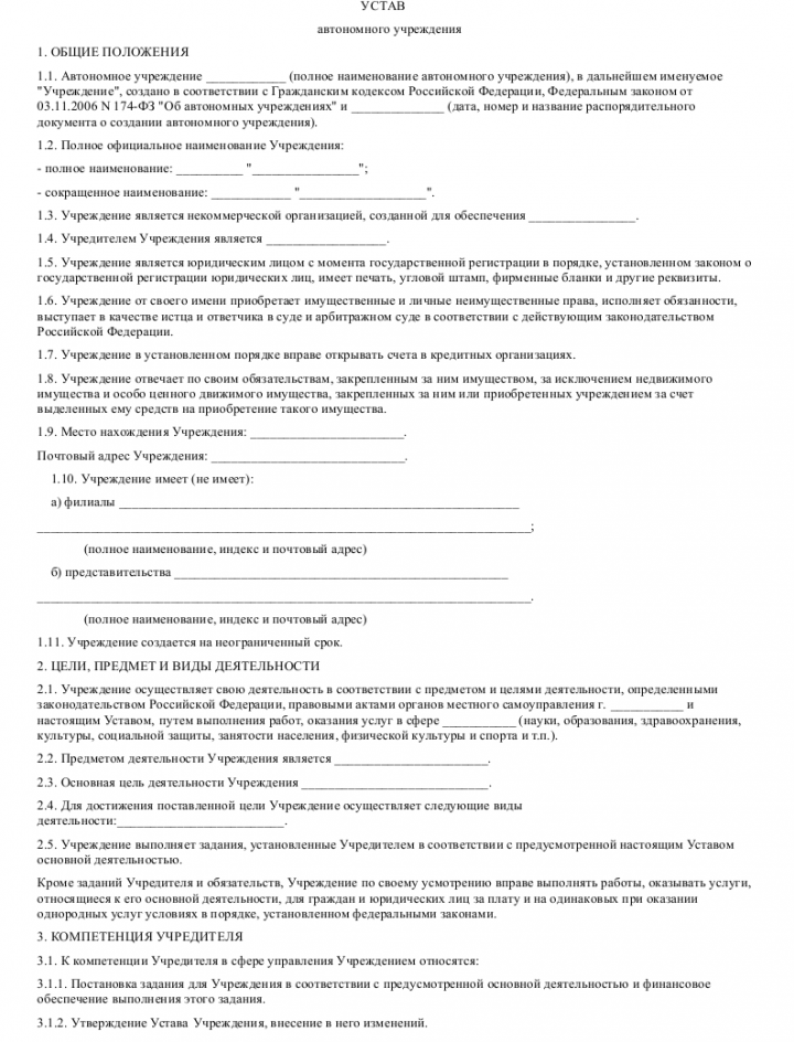 Протокол наблюдательного совета автономного учреждения образец