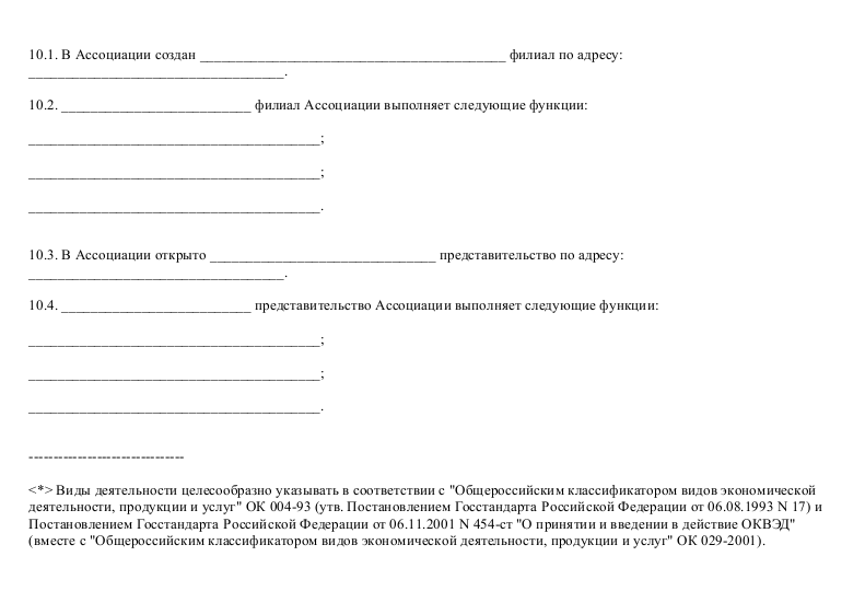 Образец устава ассоциации владельцев таможенных складов - скачать ...