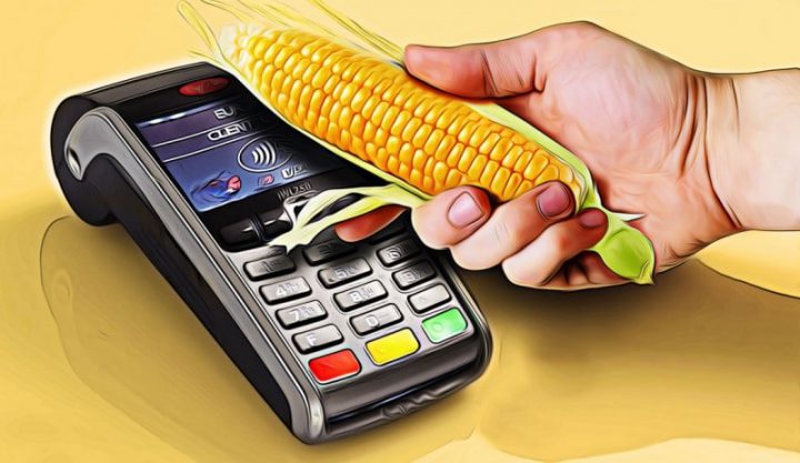 Расчет кредитной картой Кукуруза