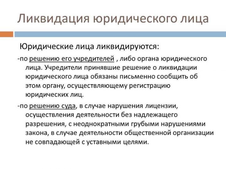 Правила осуществления ликвидации и требований к работе ликвидационных комиссий