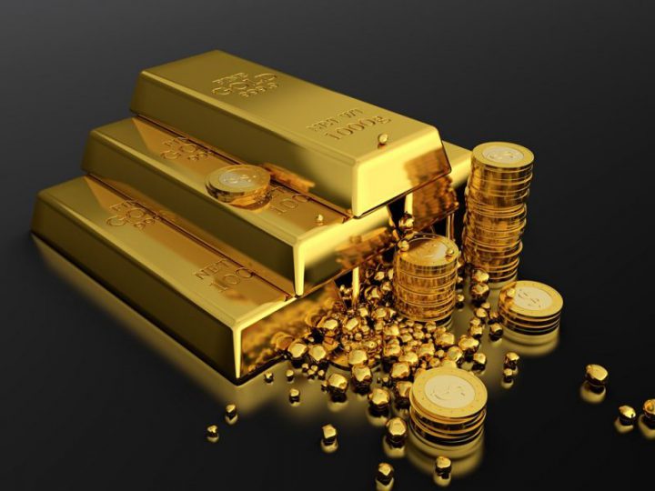 Золотой биткоин