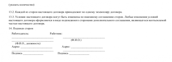 Трудовой договор с инженером-программистом - скачать образец, бланк ...