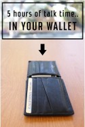 Полезная зарядка в бумажнике