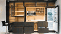 Скрытая модульная кухня для дома